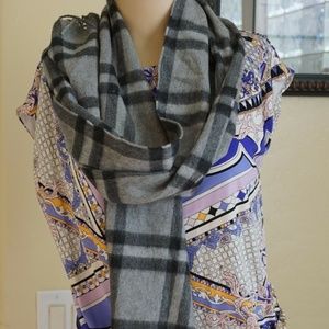 Cashmere Plaid Scarf